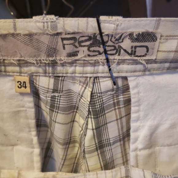 Mens plad shorts - Picture 2 of 4